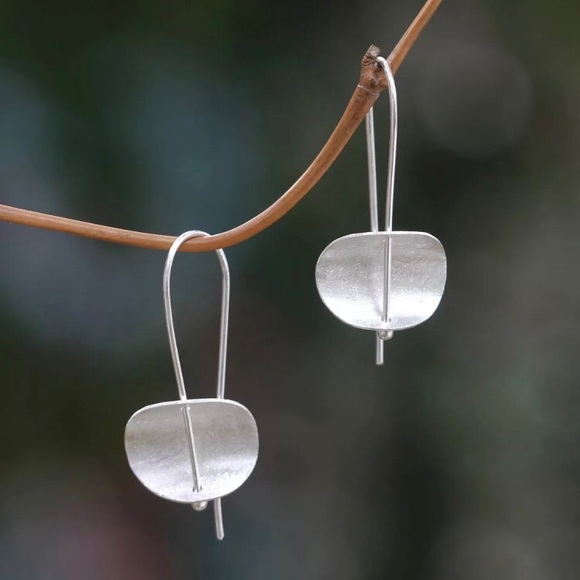 Jewelry - Bohemian Style Silver Hollow Round Charm Earrings